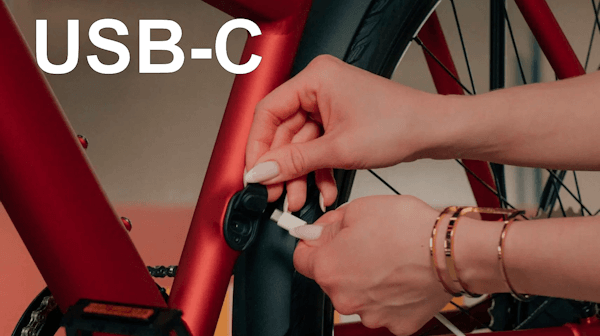 Chergeur vélo USB-C (c) Ampler Bikes